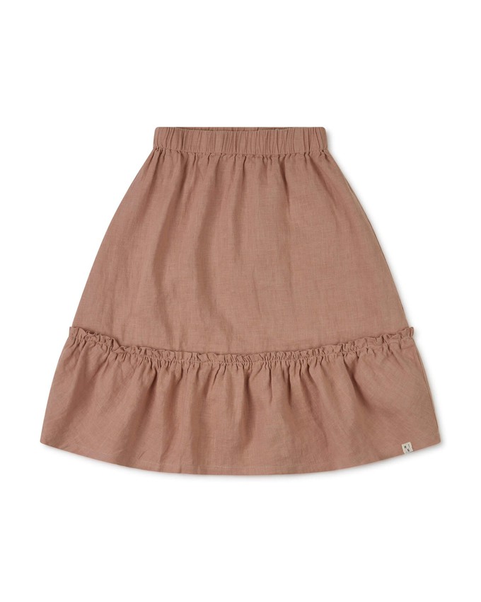 Ruffled Skirt rosewood from Matona