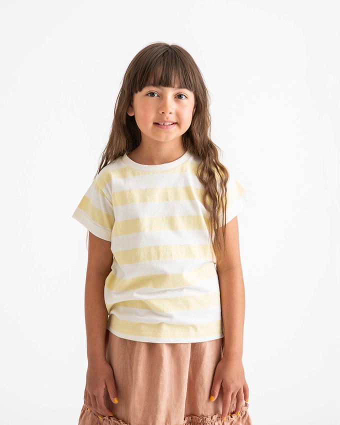 Classic T-Shirt yellow stripes from Matona