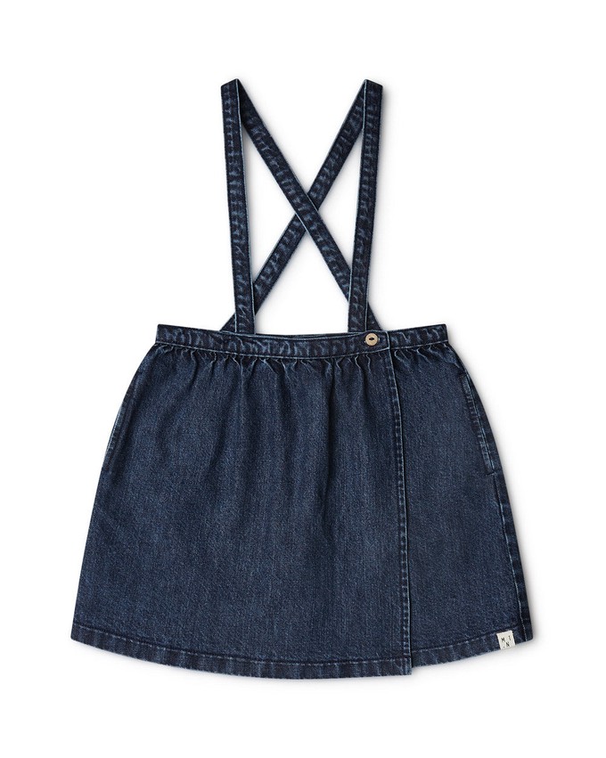 Sanne Wrap Skirt denim from Matona