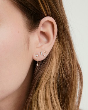 Celeste Lab Grown Diamond Chain Stud from Mejuri