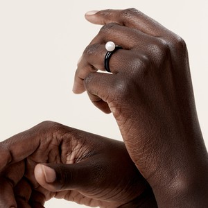 Contrast Pearl Ring from Mejuri