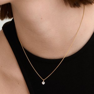 Round Topaz Necklace from Mejuri