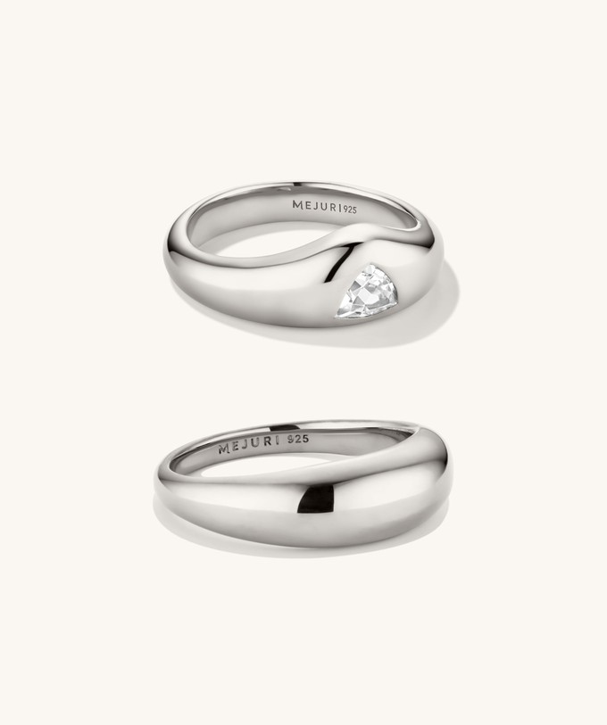Organic DÃ´me Crown Nesting Ring Set from Mejuri
