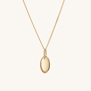 Engravable Oval Necklace from Mejuri