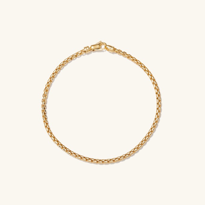 Round Box Chain Bracelet from Mejuri