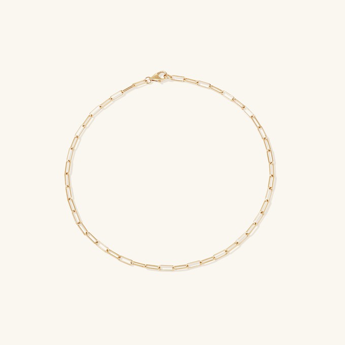 Boyfriend Bold Chain Anklet from Mejuri