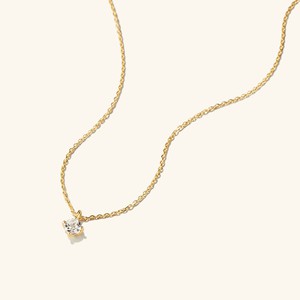 Round Topaz Necklace from Mejuri
