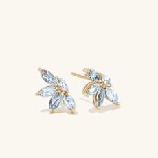 Marquise Aquamarine Earrings van Mejuri