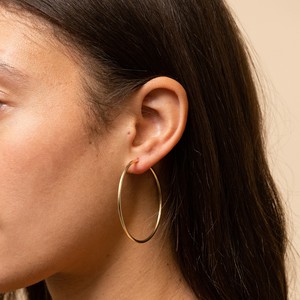 Oversized Thin Hoops from Mejuri