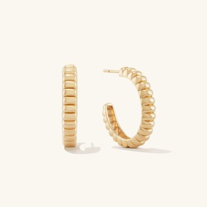 Large Charlotte Hoops from Mejuri