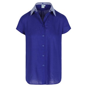 Oase blouse Royal blue from Mon Col Anvers