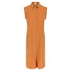 Whisper dress Peach caramel Lyocell via Mon Col Anvers