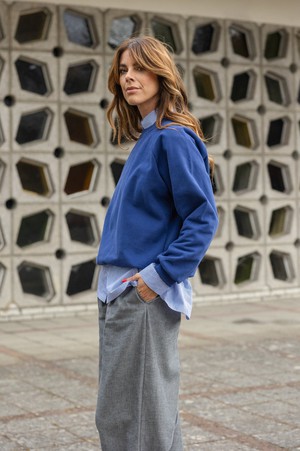 Clio pants Twill grey from Mon Col Anvers