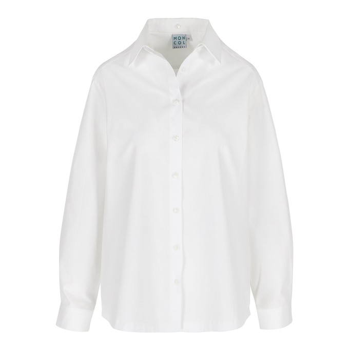 Pixie blouse White dotted from Mon Col Anvers