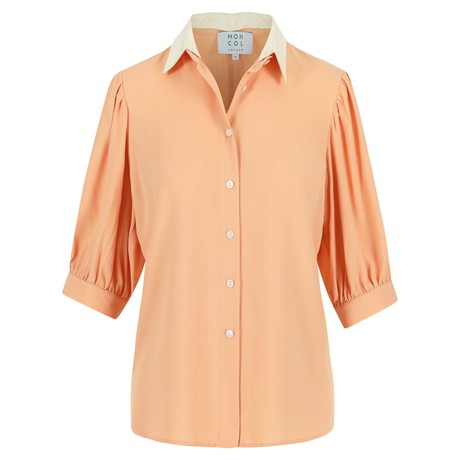 Boch blouse Papaya EcoVero - Last size: 42 from Mon Col Anvers