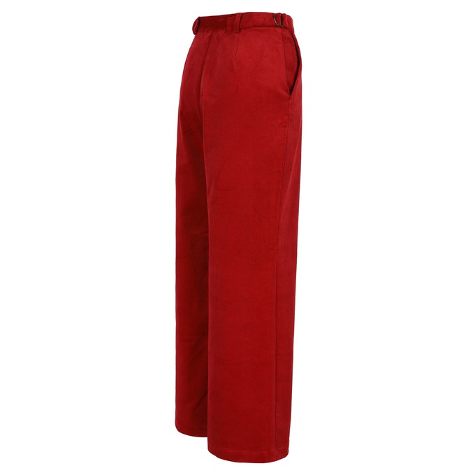 Gaia pants Corduroy red - Last size: 44 from Mon Col Anvers