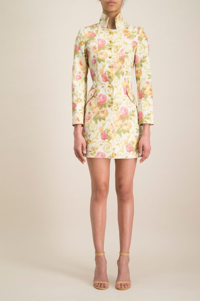 ROMANTIC FLOWERBED JACQUARD COAT from MONIQUE SINGH