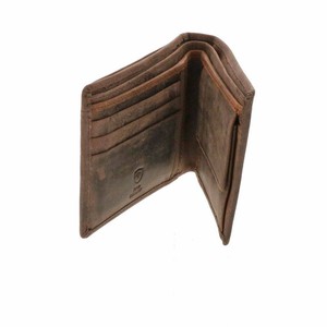 RFID herenportemonnee mat bruin vintage ecoleer - Luton from MoreThanHip