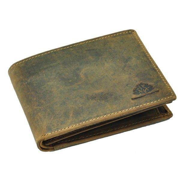 RFID billfold portemonnee van vintage bruin leer - Nevada from MoreThanHip