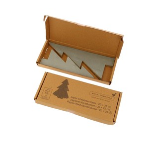 Decoratieve papieren kerstbomen 25/20cm  (set 2 stuks) - Picea antraciet from MoreThanHip