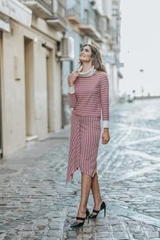 Tracey Skirt Clave - Stripe van M.R BRAVO