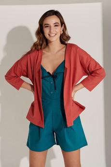 Delphine Jacket Rayon - Red van M.R BRAVO