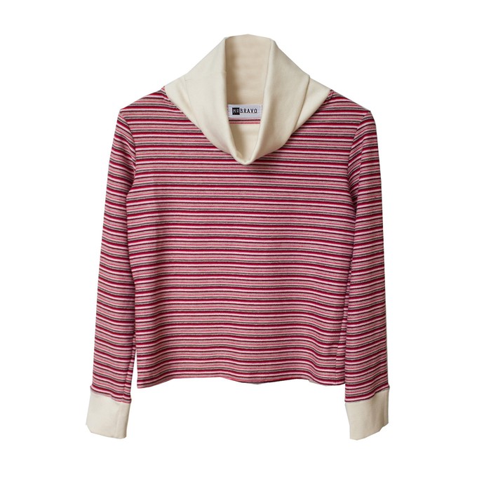 Tracey Jersey Clave - Stripe from M.R BRAVO