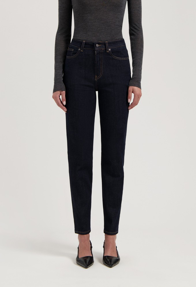 Mams High Tapered - Strong Blue from Mud Jeans