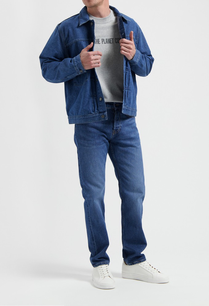 Benny Denim Jacket - Medium Stone from Mud Jeans