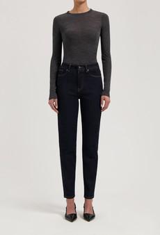 Mams High Tapered - Strong Blue via Mud Jeans
