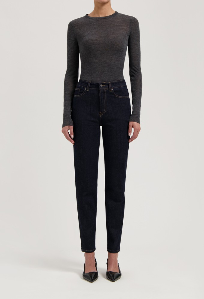 Mams High Tapered - Strong Blue from Mud Jeans