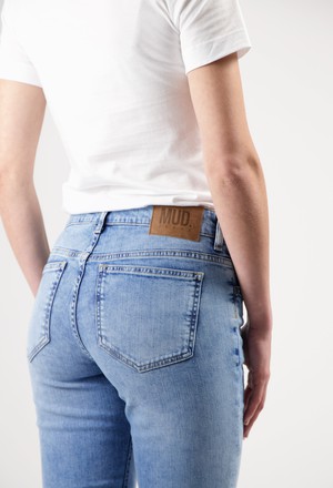 Skyler Mid Skinny - Original Stone from Mud Jeans