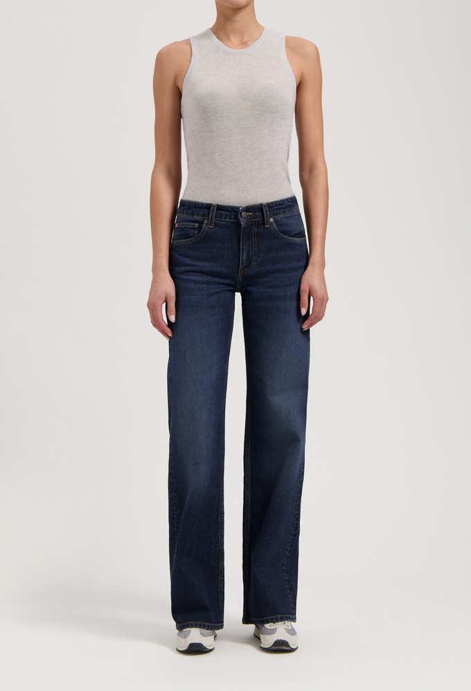 Cleo Mid Loose - Rustic Blue from Mud Jeans