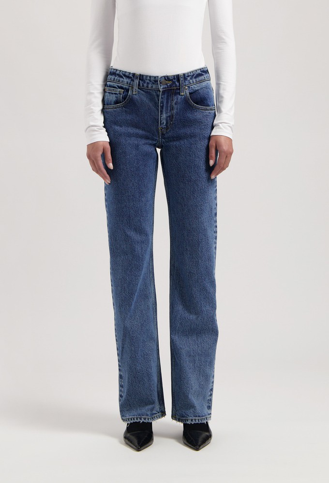 Carry Mid Straight - Stone Vintage from Mud Jeans