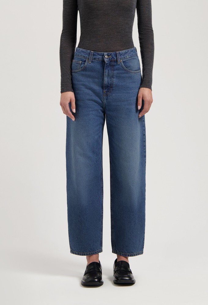 Brooke High Barrel - Rustic Blue from Mud Jeans