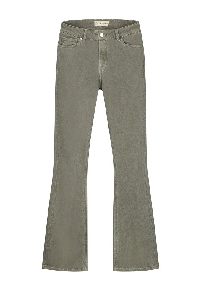 Flared Hazen - Olive from Mud Jeans