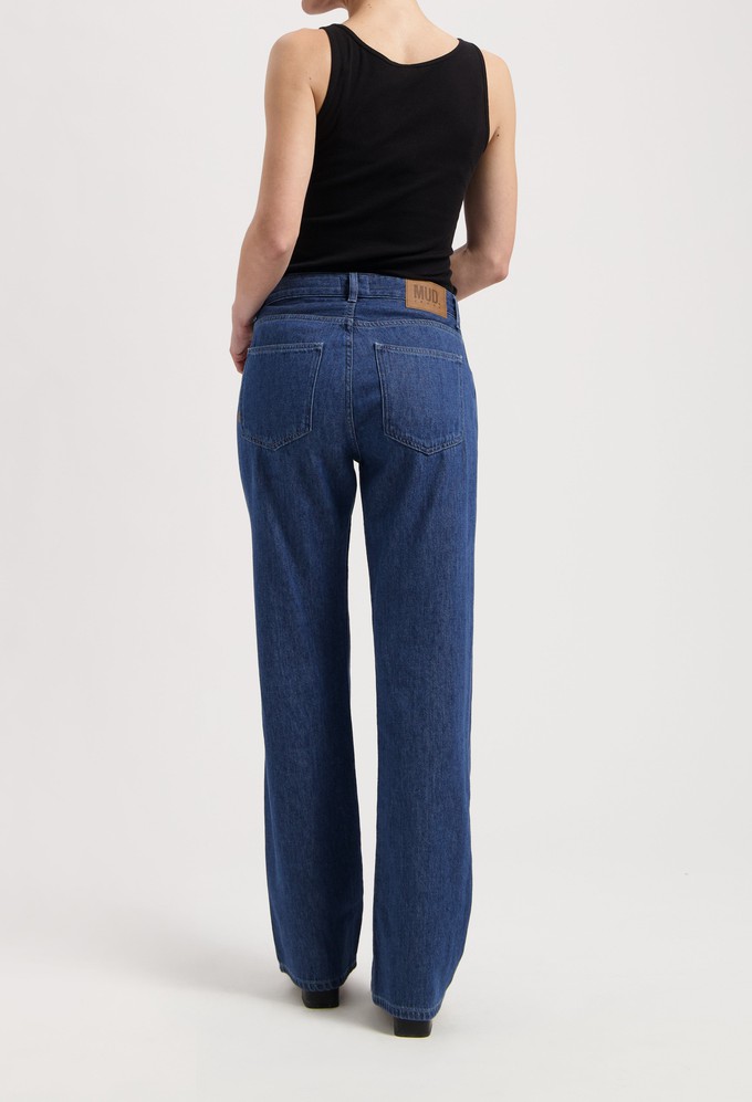 Jamie Mid Loose Flow - Stone Indigo from Mud Jeans