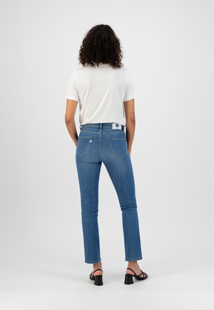 Faye Straight - Authentic Indigo Contrast from Mud Jeans