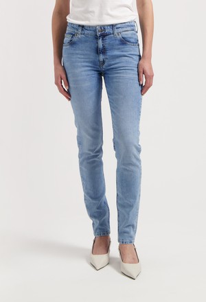 Skyler Mid Skinny - Original Stone from Mud Jeans