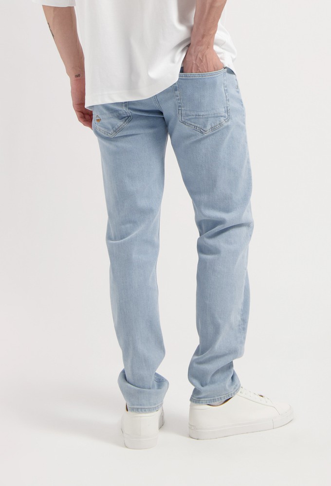 Dunn Low Tapered - Light Stone from Mud Jeans