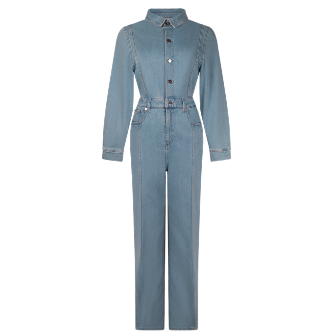 Lauren Denim Jumpsuit s/s - Stone Washed from Mud Jeans