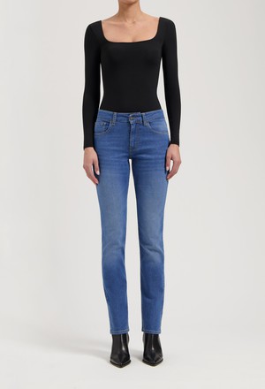 Logan High Slim - Fresh Fade from Mud Jeans