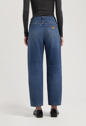 Brooke High Barrel - Rustic Blue from Mud Jeans