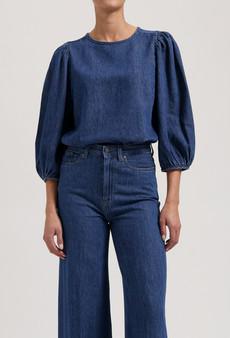 Gloria Shirt - Stone Indigo via Mud Jeans