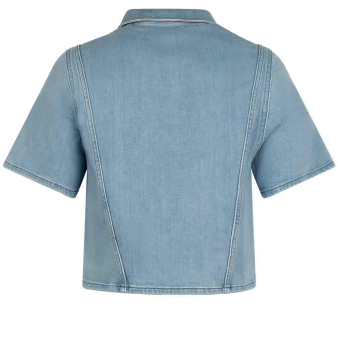 Jolene Denim Shirt s/s - Stone Washed from Mud Jeans