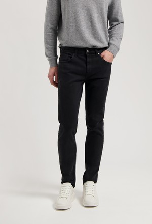 Rick Mid Slim - Stone Black from Mud Jeans
