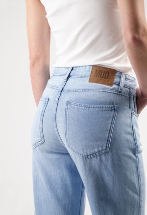 Jamie Mid Loose Flow - Stone Vintage from Mud Jeans