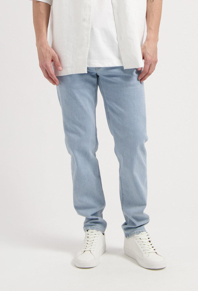 Dunn Low Tapered - Light Stone from Mud Jeans
