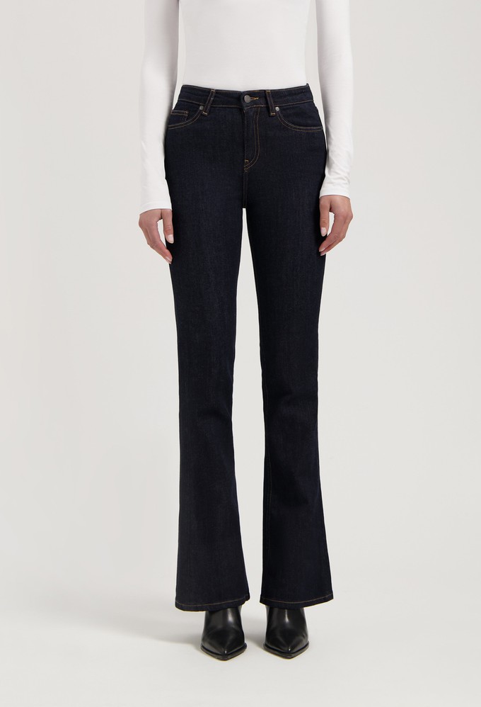 Isy High Flared - Strong Blue from Mud Jeans