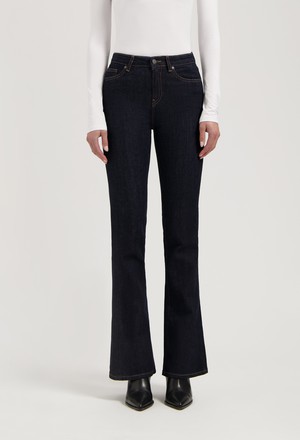 Isy High Flared - Strong Blue from Mud Jeans